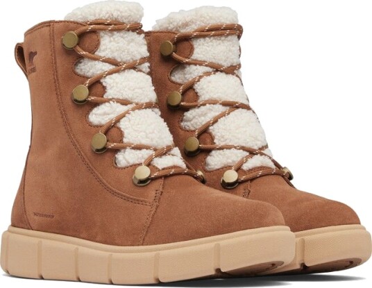 Sorel Women's Explorer III Joan Cozy Wp Velvet Tan/Canoe 38