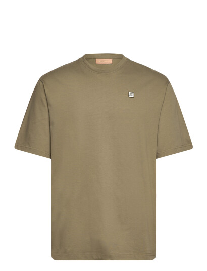 Rue de Tokyo Thomas Embroidery Patch Cotton Jersey - Green - S Rue de Tokyo Thomas Embroidery Patch Cotton Jersey - Green - S