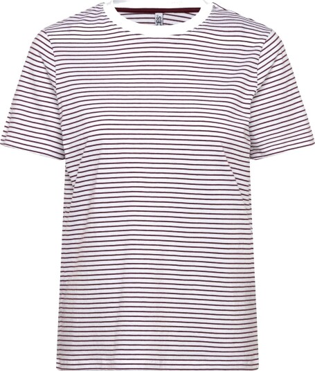Pieces Pcria Ss Tee Stripes Jrs Noos Bc White M Pieces Pcria Ss Tee Stripes Jrs Noos Bc White M