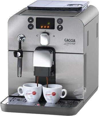Gaggia Brera Helautomatisk Espressomaskin med Melkeskummer 15 bar Rustfritt Stål