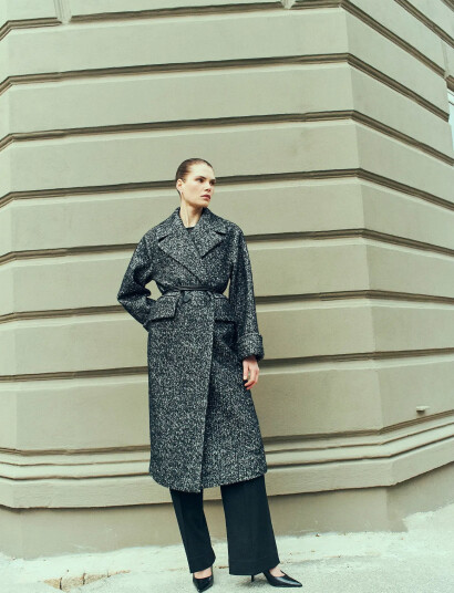 Copenhagen Muse Cmzag-Coat Grey XS Copenhagen Muse Cmzag-Coat Grey XS