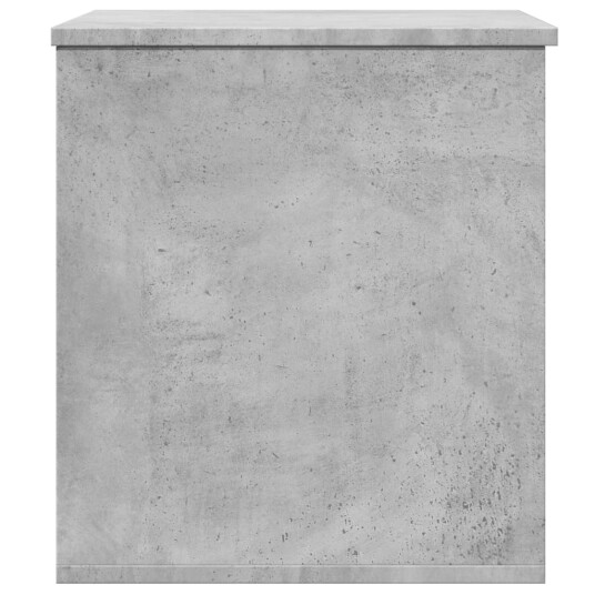  Oppbevaringsboks betonggrå 60x42x46 cm konstruert tre