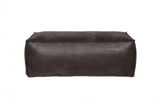 Bepurehome Rodeo Puff i øko-skinn - Sort Unoliving 1524834-01-2 1609606-02-0