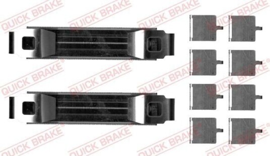 Tilbehørsett, skivebremse belegg QUICK BRAKE 109-0029