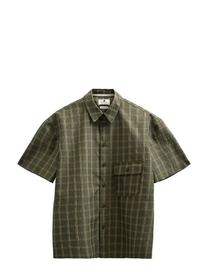 Anerkjendt Akotto Check S/S Shirt Green L