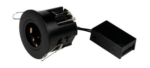 Downlight Arden Pro GU10 rund utendørs, sort