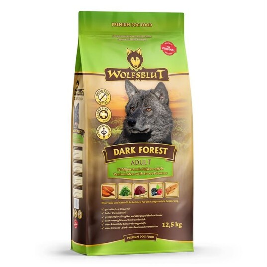Wolfsblut Tørrfôr for Voksne Hunder - Dark Forest 12,5 kg Wolfsblut Tørrfôr for Voksne Hunder - Dark Forest 12,5 kg