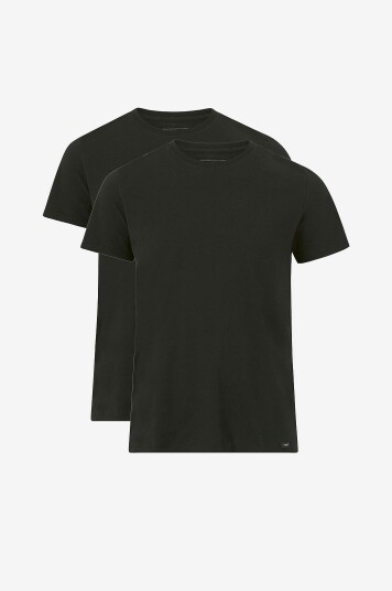 Lee - T-shirt Twin Pack Crew 2-pk - Svart Lee - T-shirt Twin Pack Crew 2-pk - Svart