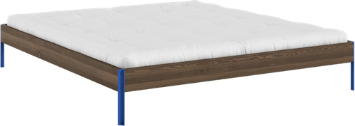 Core Sengeramme 180x200 Johannesbrunt/Livlig Blå