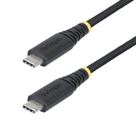 StarTech USB-C CABLE USB-IF CERTIFIED 240W PD/SILICONE JACKET/RUGGED CABL StarTech USB-C CABLE USB-IF CERTIFIED 240W PD/SILICONE JACKET/RUGGED CABL