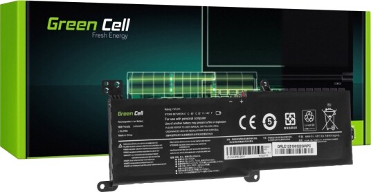Green Cell Batteri Til Bærbar Pc Litiumpolymer 3500 Mah Svart LE125