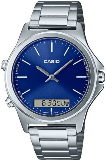Casio Herreklokke MTP VC01D 2EUDF Classic Blå/Stål Ø41.5 mm