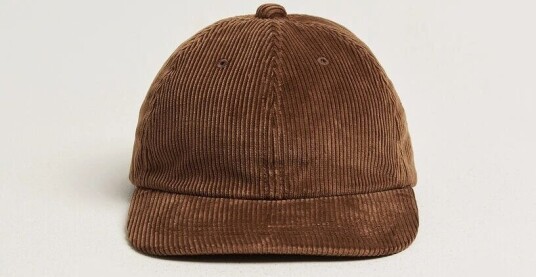 BEAMS PLUS 6 Panel Corduroy Cap Brown
