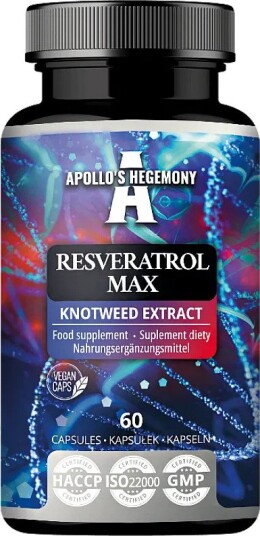 Trans-resveratrol 500 mg – 60 vegkapsler
