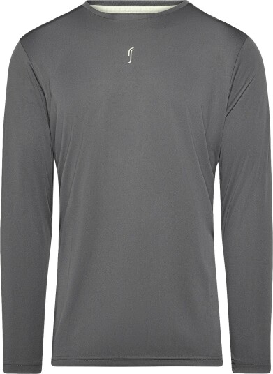 RS Sports Men"s Performance Long Sleeve Rec (Deep Grey/Ace Yellow,L,St) DEEP GREY/ACE YELLOW L