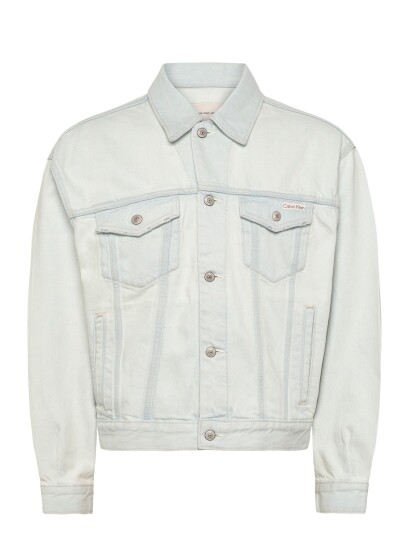 Calvin Klein Jeans 90S Bleachout 205 Trucker Blue M Calvin Klein Jeans 90S Bleachout 205 Trucker Blue M