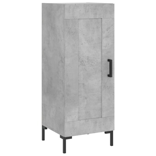 vidaXL Highboard betonggrå 34,5x34x180 cm konstruert tre 8720845498757 vidaXL Highboard betonggrå 34,5x34x180 cm konstruert tre 8720845498757