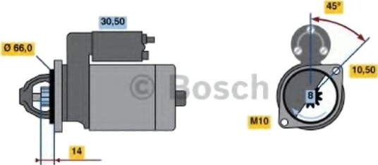 BOSCH 0 986 016 730 Starter