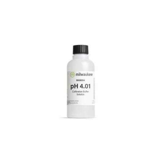 Milwaukee pH 4.01 Calibration Solution 230 ml. Kalibreringsvæske til pH metere Milwaukee pH 4.01 Calibration Solution 230 ml. Kalibreringsvæske til pH metere