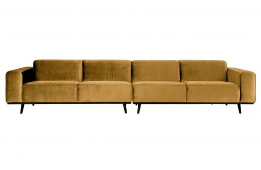 BePureHome Statement Modulær Sofa XL 4-seters. - Honninggul velur