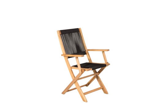 Venture Design Peter spisestol Natur Svart