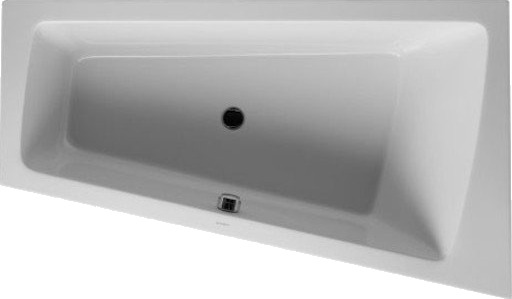 Duravit Paiova Badekar for innbygging 1700x1000 mm, Høyre hjørne