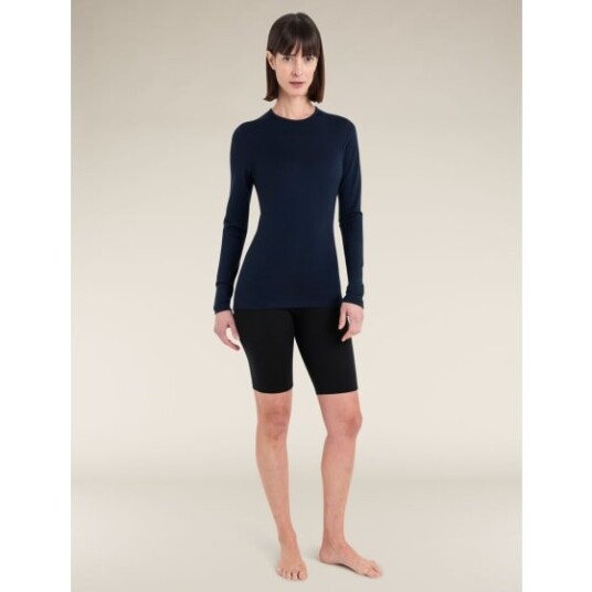 Icebreaker W 260 Tech Ls Crewe Ib/Midnight Navy M