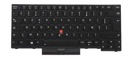 Lenovo Chicony - Brbart tastatur - til utskifting - Fransk - Svart Lenovo Chicony - Brbart tastatur - til utskifting - Fransk - Svart
