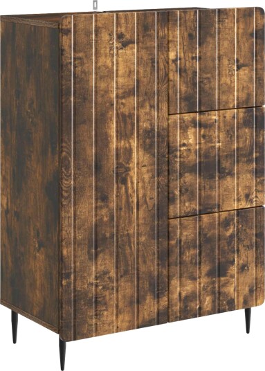  Serviesskap Røkt Eik 66 x 34,5 x 91,5 cm Konstruert tre