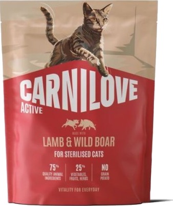 Carnilove Tørrfôr Cat Sterilised Lamb & Wild Boar 400 G