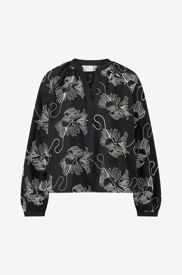 Kaffe Bluse kaVinie Svart Kaffe Bluse kaVinie Svart