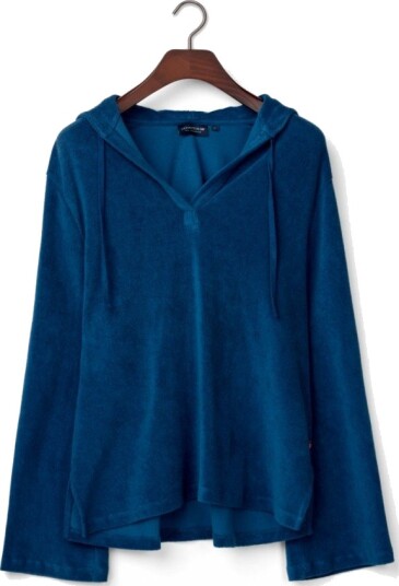 Lexington Clothing Organic Cotton Terry Surfer Hood - Navy - S