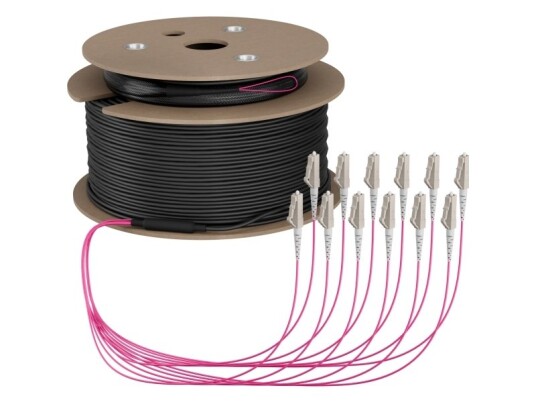 Efb Elektronik Stammekabel U-Dq Zn Bh Om4 12G 1X12 Lc-Lc 170M Dca Lszh - Kabel - 170 M (O8342s170om4)