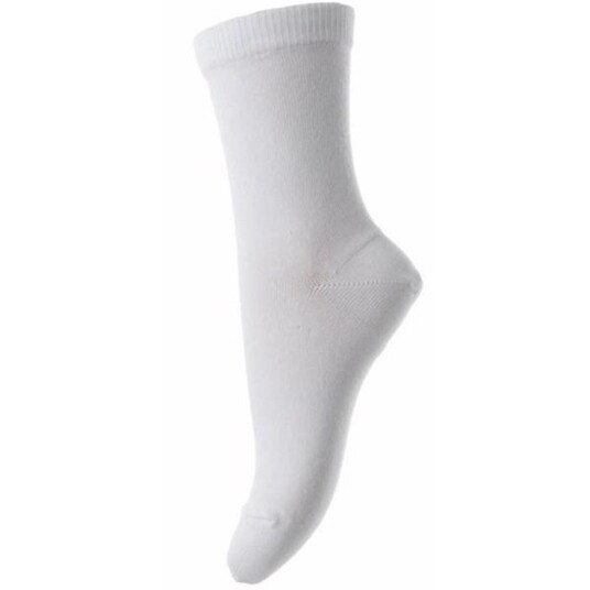 MP 700 Cotton Plain Socks 01 White 4/25 28