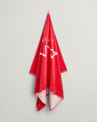 Gant Home Strandhåndkle GANT Est. 1949 Rød