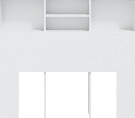 vidaXL Sengegavlskap hvit 120x19x103,5 cm
