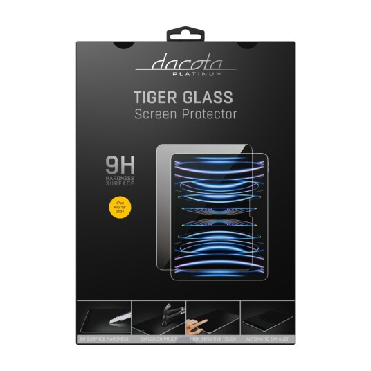 Dacota Platinum iPad Pro 13" (M4) Tiger Glass skjermbeskytter Dacota Platinum iPad Pro 13" (M4) Tiger Glass skjermbeskytter