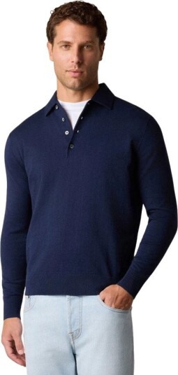 Brooks Brothers Herre Strikkevarer Blå 2XL,