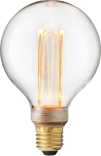 PR HomeFUTURE LED 95 mm E27TransparentLyspærer & glødepærer