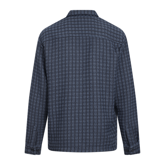 Theon Overshirt Black/Blue S Jaquard Overshirt