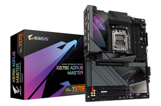 Gigabyte X870E AORUS MASTER ATX Hovedkort med DDR5 og Wi-Fi 7 for AMD Socket AM5 Gigabyte X870E AORUS MASTER ATX Hovedkort med DDR5 og Wi-Fi 7 for AMD Socket AM5
