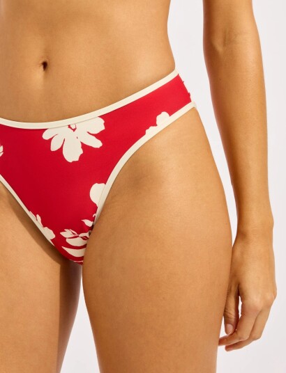 Seafolly High Leg Pant Red 34