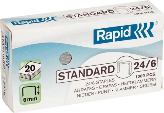 Rapid Staple 24X6mm Std 2000Stk. 24858800