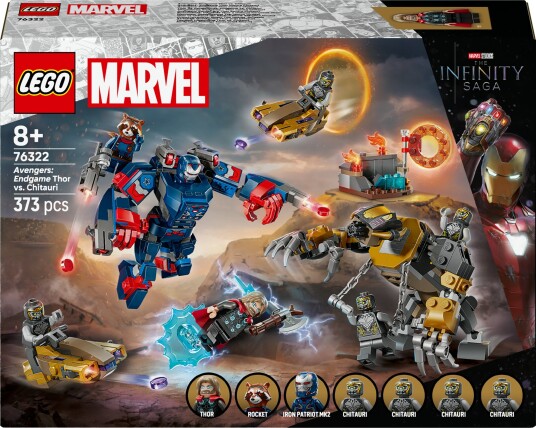LEGO Super Heroes 76322 Avengers: Endgame – Thor mot chitauri LEGO Super Heroes 76322 Avengers: Endgame – Thor mot chitauri