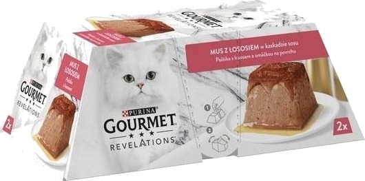 Purina Gourmet Revelations Laksemousse 2X57 G