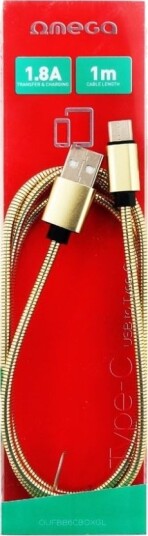 Usb-Kabel Omega Usb-A - Lightning 1 M Gull (Oufbb6lboxgl) Usb-Kabel Omega Usb-A - Lightning 1 M Gull (Oufbb6lboxgl)