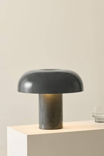Ragge bordlampe Mørk grå