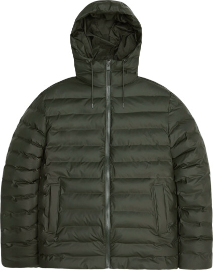 Rains Unisex Lohja Puffer Jacket W3T2 Green S Rains Unisex Lohja Puffer Jacket W3T2 Green S