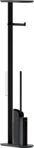 Cosmic Frittstående Toalettbørste/Rulleholder Matt Svart Cosmic Frittstående Toalettbørste/Rulleholder Matt Svart