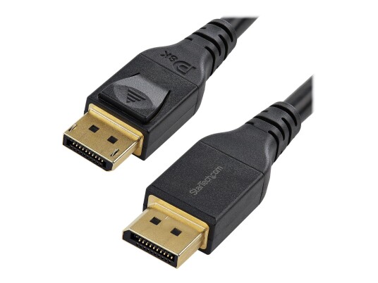 StarTech 13ft/4m VESA Certified DisplayPort 1.4 Cable, 8K 60Hz HBR3 HDR, Super UHD DisplayPort to DisplayPort Monitor Cord, Ultra HD 4K 120Hz DP 1.4